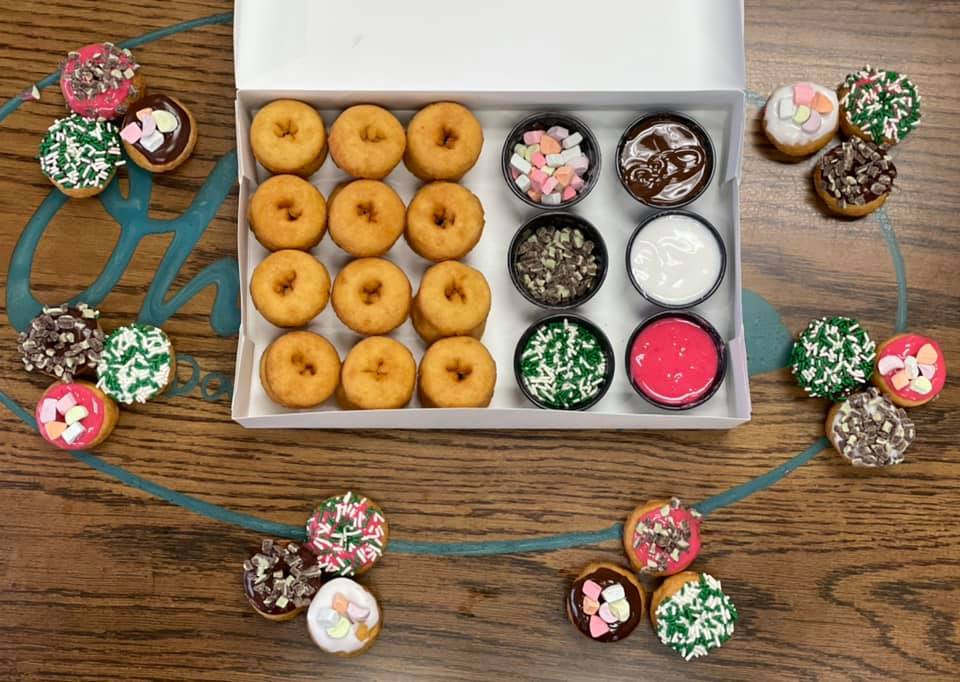 christmas donuts